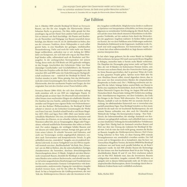 Breitkopf & Hrtel Bach/Busoni Inventionen
