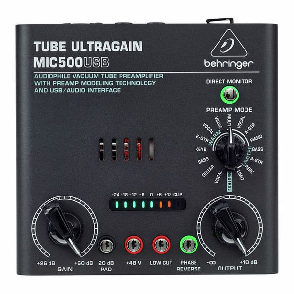 Behringer MIC500USB Tube Ultragain