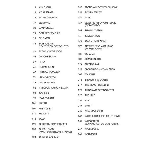 Hal Leonard Cannonball Adderley Omni Eb