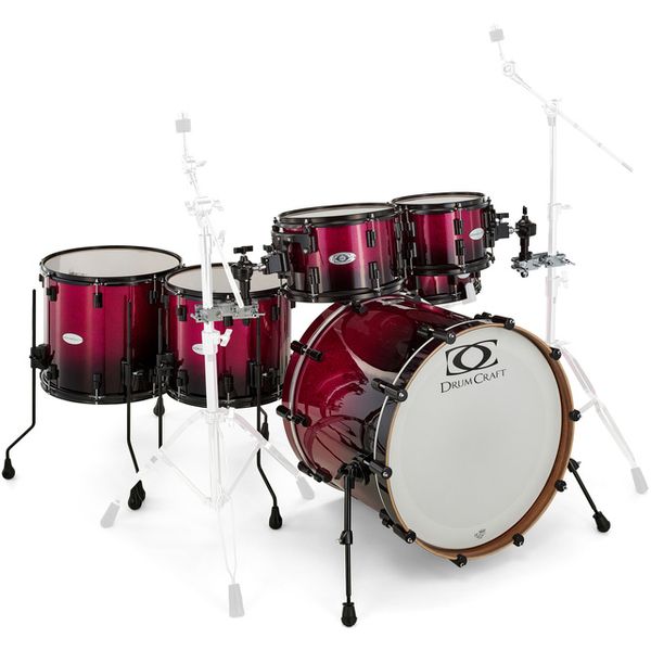 DrumCraft Series 6 2up 2down Purple Spkl