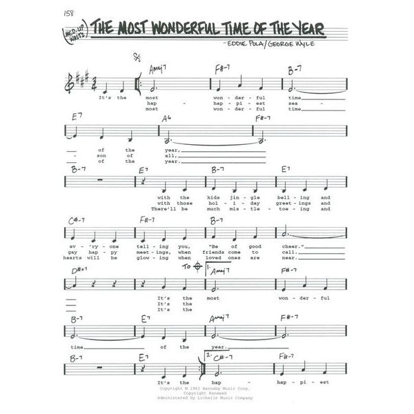 Hal Leonard The Real Christmas Book C