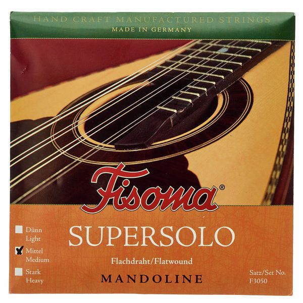 Fisoma F3050M Flatwound Mandolin Str.
