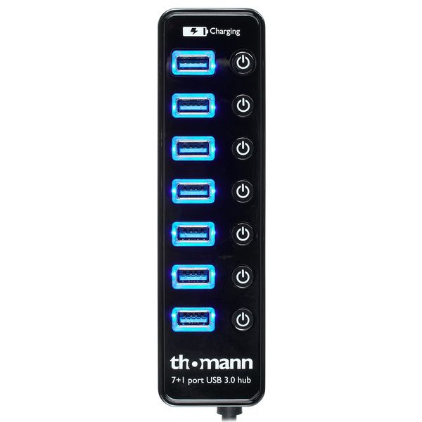 Thomann 7+1 Port USB 3.0 Hub