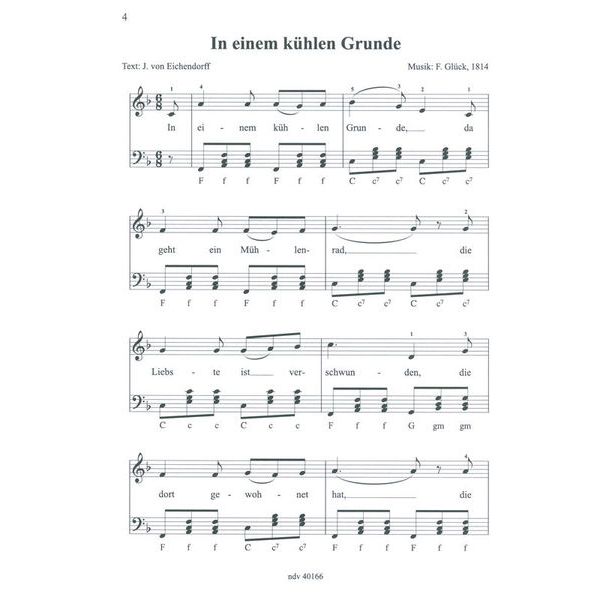 ND-Verlag 120 Volkslieder für Akkordeon