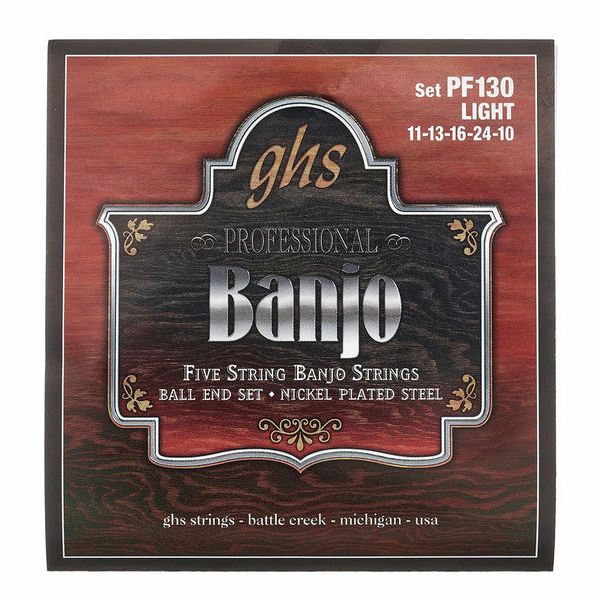 GHS PF130 5-String Banjo Set
