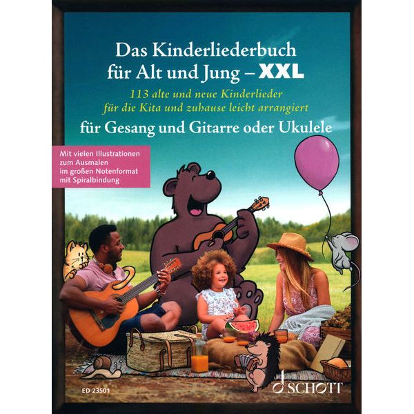 Schott Kinderliederbuch Git/Uku XXL