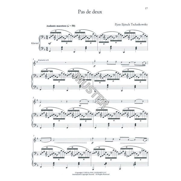 Hal Leonard Tschaikowsky Nussknacker KL