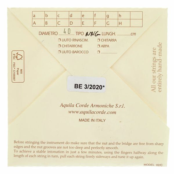 Aquila 40NNG New Nylgut Lute String