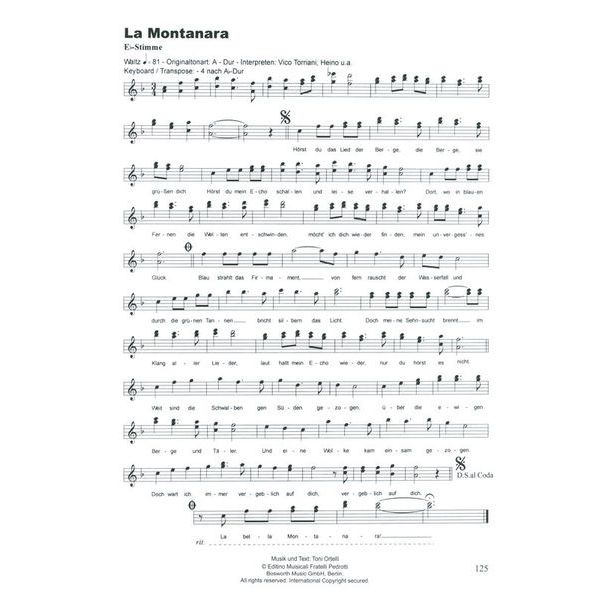 Musikverlag Hildner 100 Hits für Bb & Eb