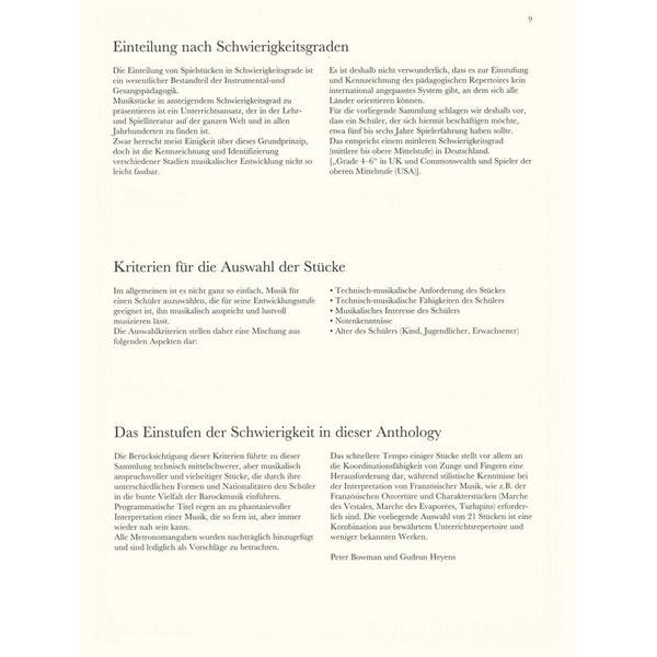 Schott Baroque Recorder Anthology 3