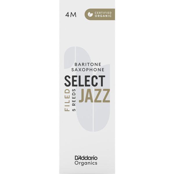 DAddario Woodwinds Organic Sel. Jazz Filed BAR 4M