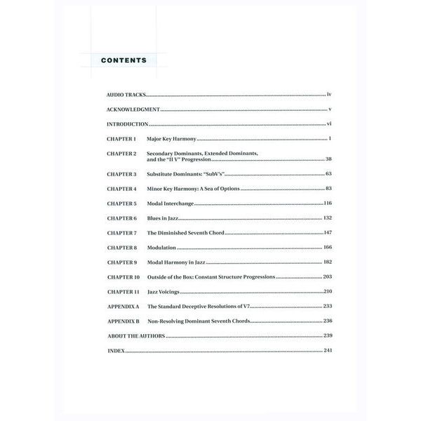 Berklee Press The Berklee Book Jazz Harmony