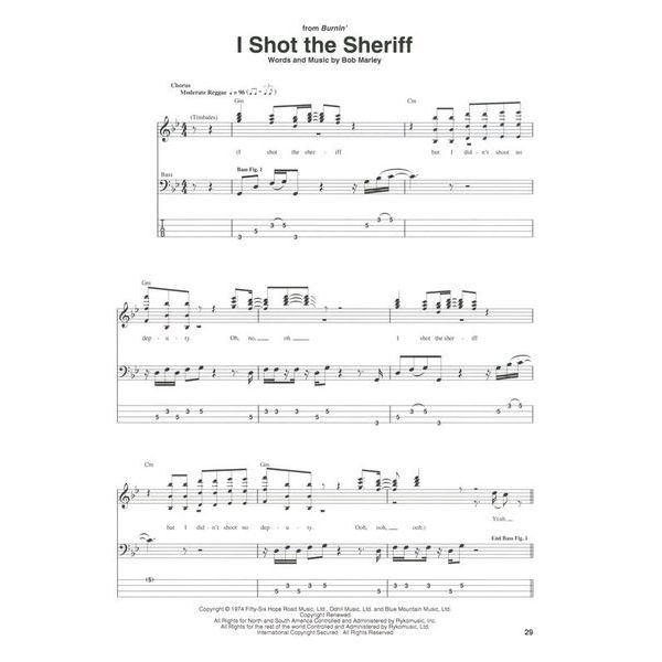 Hal Leonard Bob Marley Bass Collection