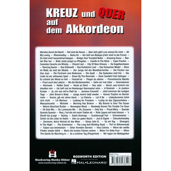 Bosworth Kreuz und Quer Akkordeon 1