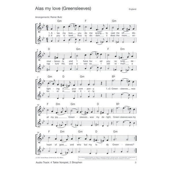 Schott Die schönsten Folksongs Rec