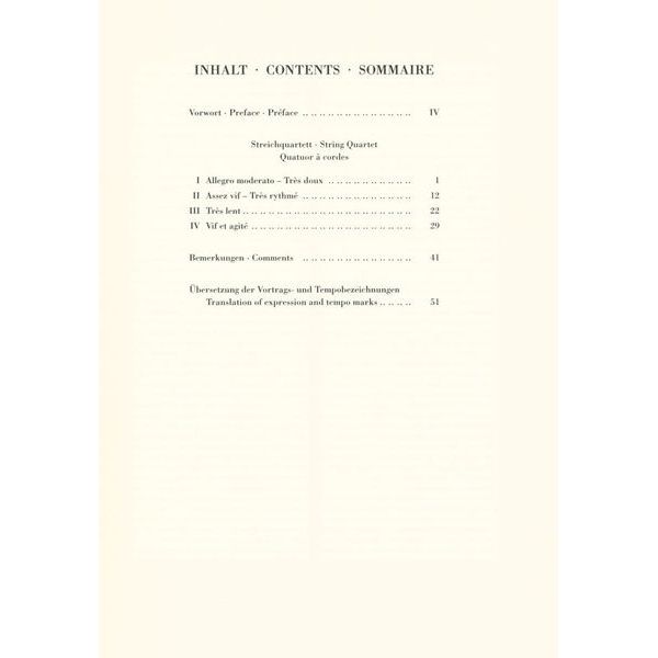 Henle Verlag Ravel Streichquartett