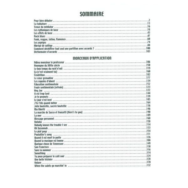 Edition Carisch Methode Pour Guitare