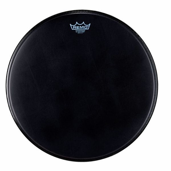 Remo 18" Powerstroke 3 Black Suede