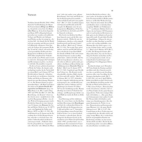 Henle Verlag Dvorák Violinkonzert a-moll