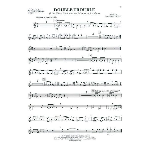 Alfred Music Publishing Ultimate Movie Solos T-Sax