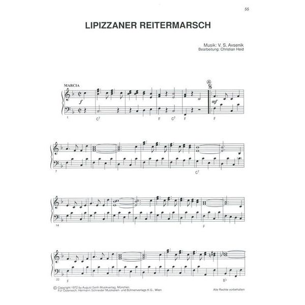 August Seith Musikverlag Avsenik Welterfolge Blue