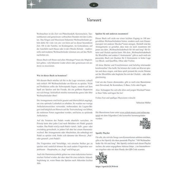 Schott Weihnachtslieder Klavier