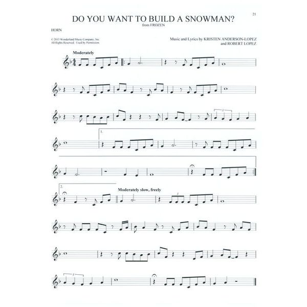 Hal Leonard 101 Disney Songs Horn