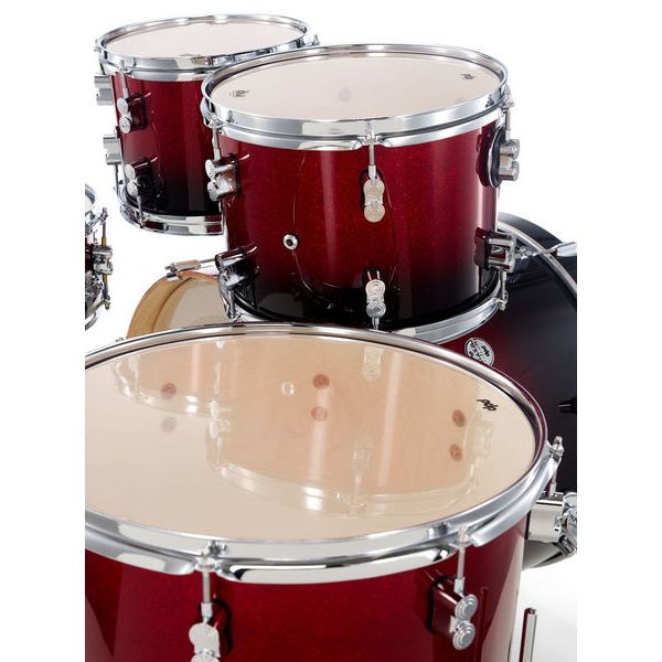 DW PDP CM5 Std. Red/Blk Shell Kit