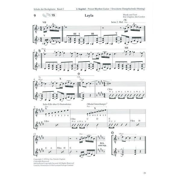 Weinberger Musikverlag Schule der Rockgitarre 2