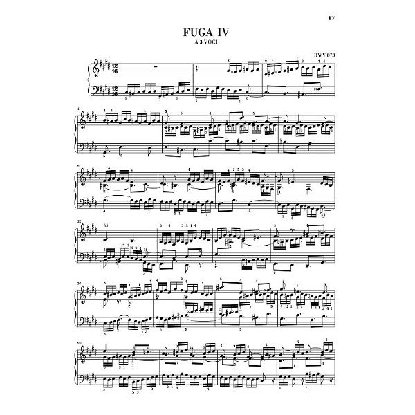 Henle Verlag Bach Wohltemperiert Klavier II