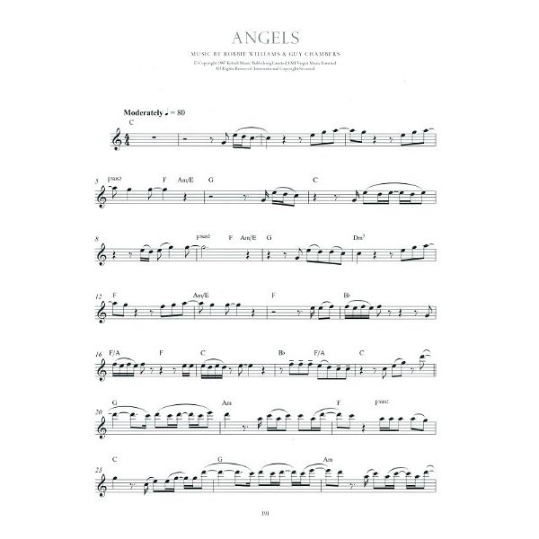 Wise Publications The Legendary Series Flute