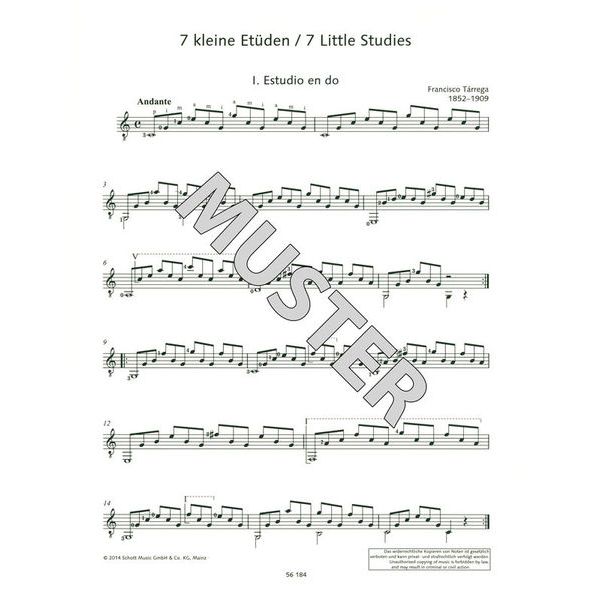 Schott Tárrega For Guitar