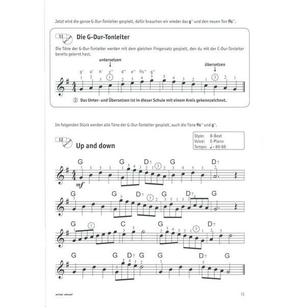 Artist Ahead Musikverlag Meine zweite Keyboardschule