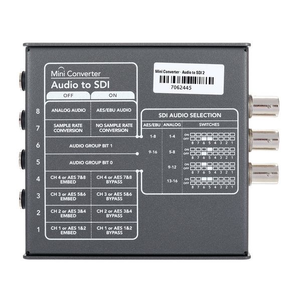 Blackmagic Design Mini Converter Audio to SDI 2