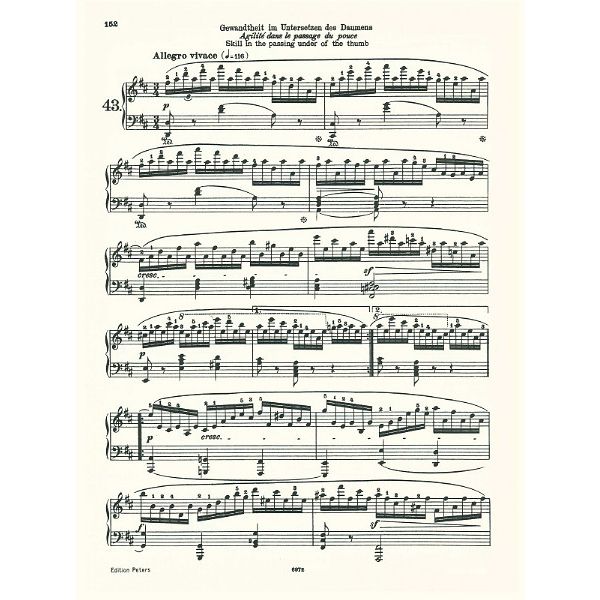 Edition Peters Czerny Fingerfertigkeit