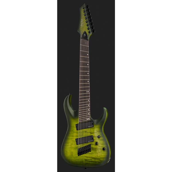 Harley Benton MultiScale-8 QEB Bundle