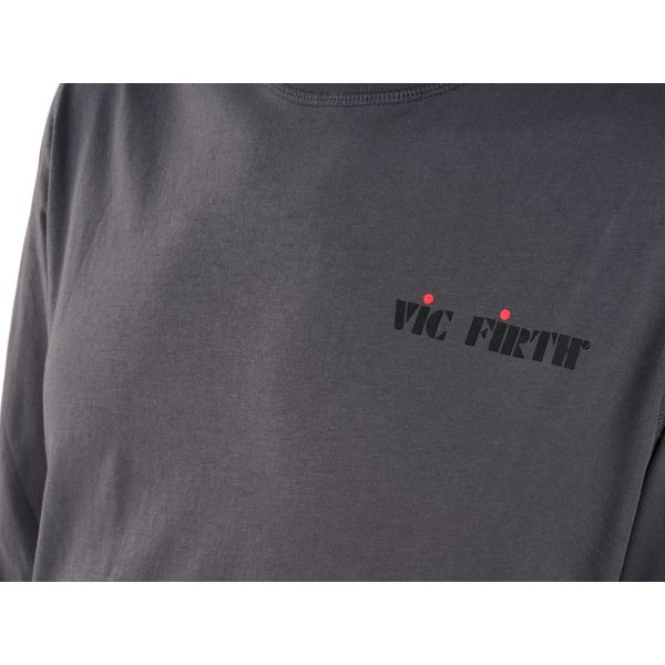 Vic Firth Gray Long Sleeve Tee M