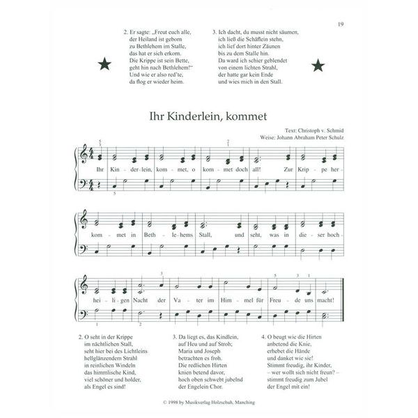 Holzschuh Verlag Weihnachtliche Tastentrume