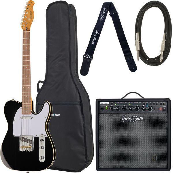 Harley Benton TE-62DB BK Bundle