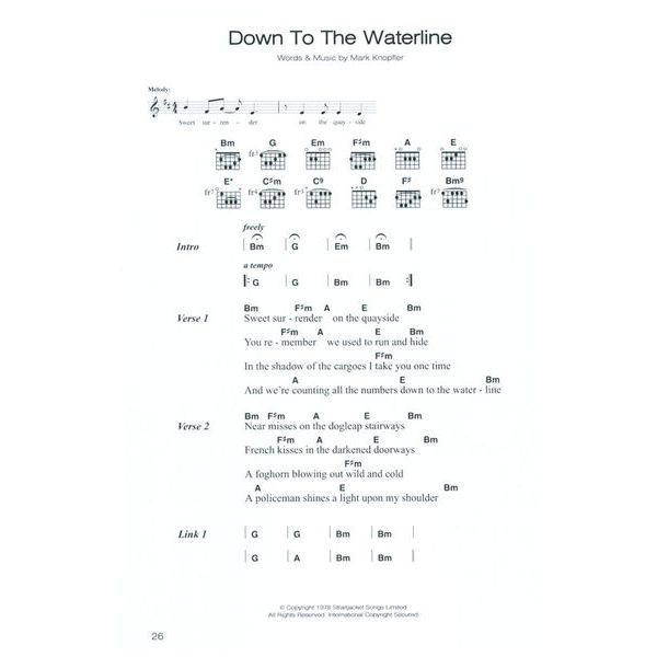 Wise Publications Dire Straits Complete Chord