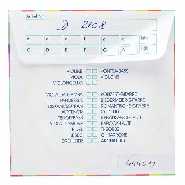 Kürschner D 2108 Hurdy Gurdy Melody Str.