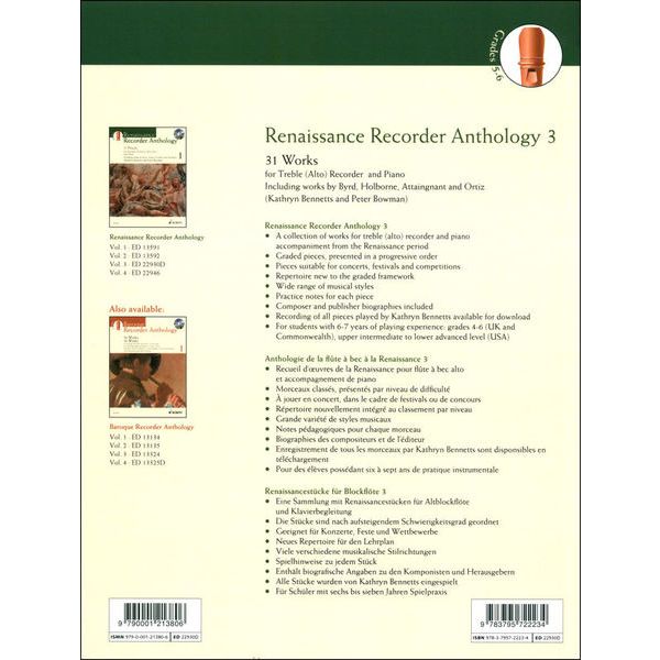 Schott Renaissance Recorder 3