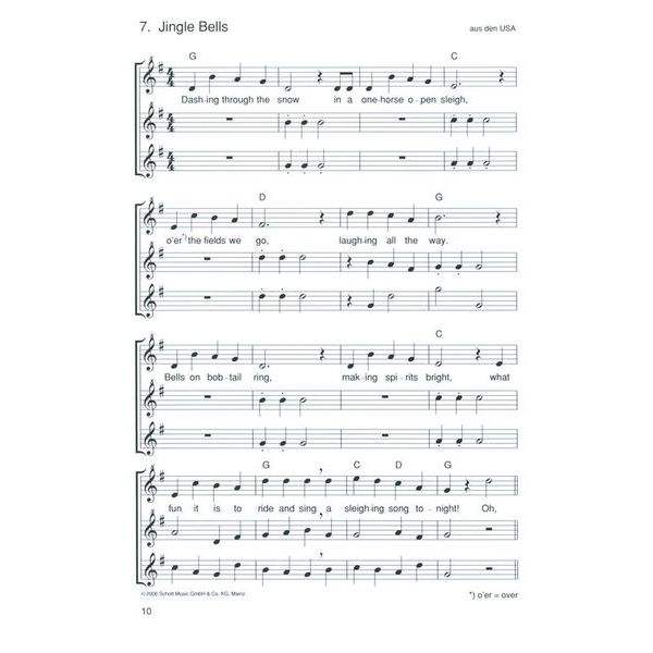 Schott Schönste Weihnachts Rec SSA