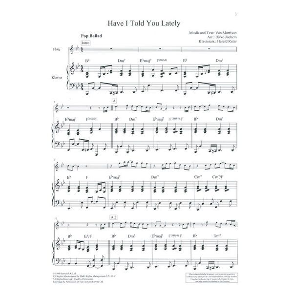 Schott Love Ballads Flute