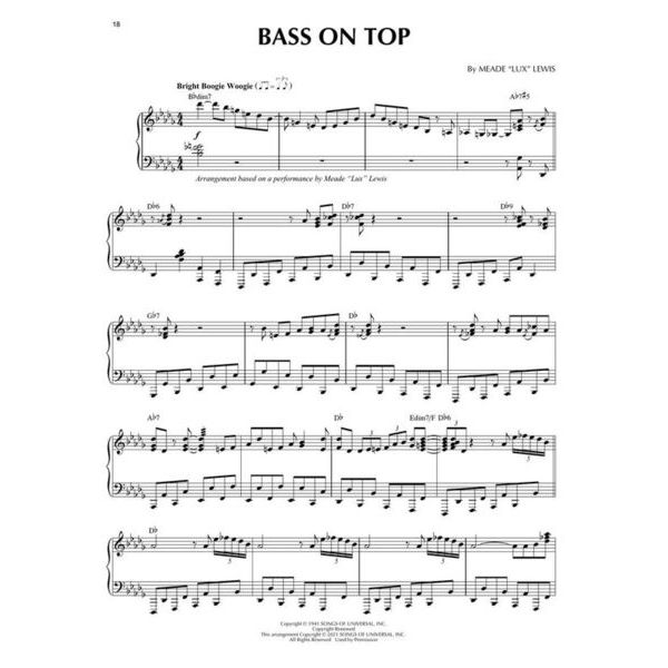 Hal Leonard Jazz Piano Solos Boogie Woogie