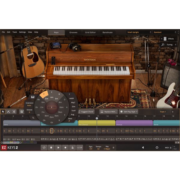 Toontrack EKX Small Upright Piano
