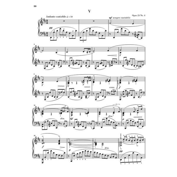 Henle Verlag Rachmaninow 24 Préludes