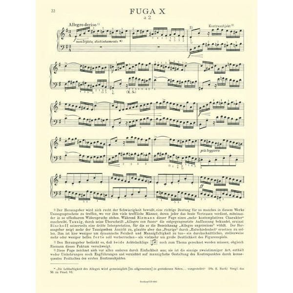 Breitkopf & Hrtel Bach/Busoni Wohltemperiert 1/2
