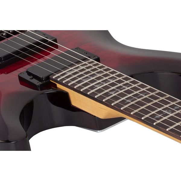 Schecter Demon-6 Crimson Red Burst