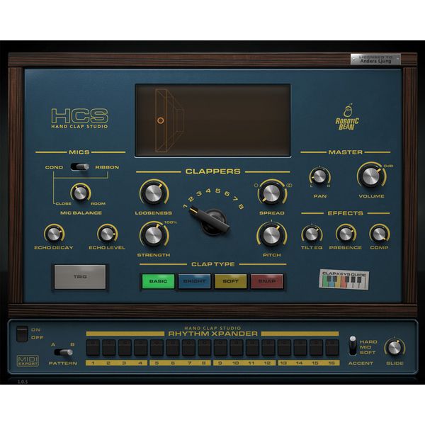 Robotic Bean Hand Clap Studio